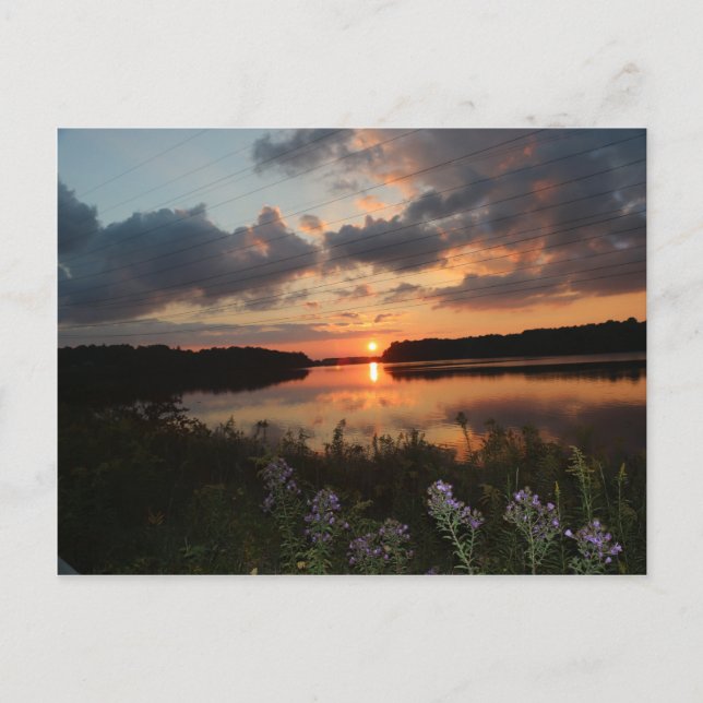 Carte Postale Coucher du soleil (Devant)