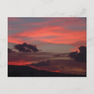 Carte Postale Coucher du soleil