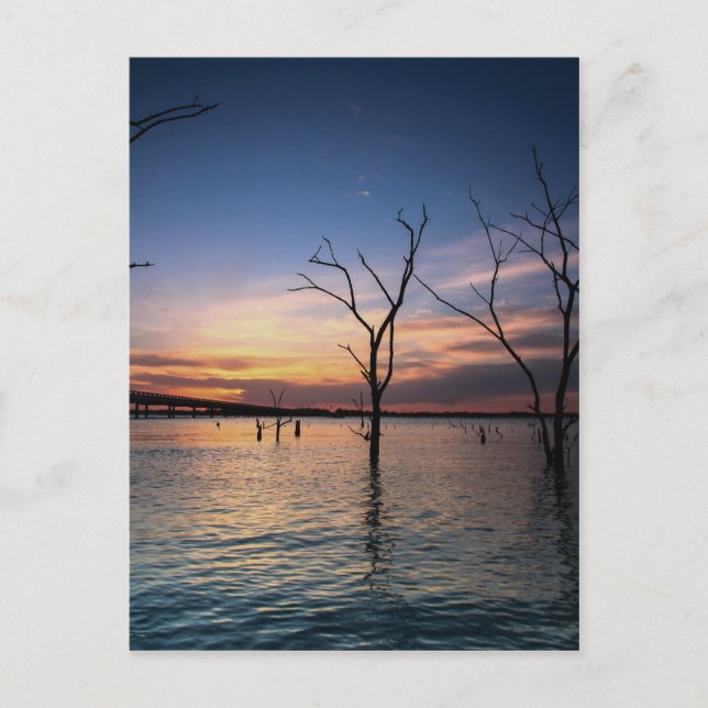 Carte Postale Coucher du soleil (Devant)