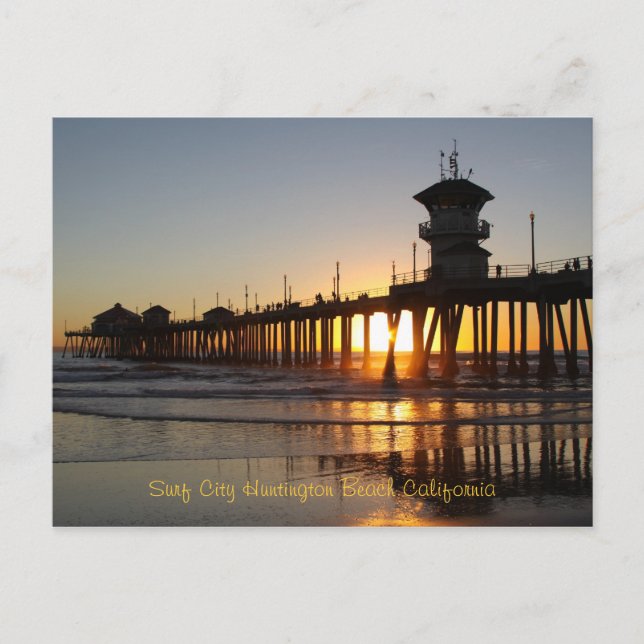 Carte Postale Coucher du soleil (Devant)