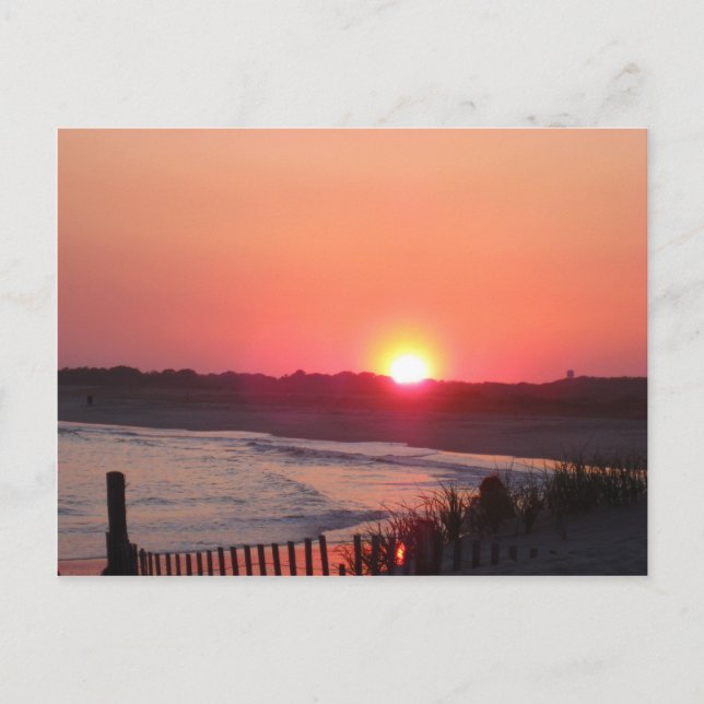 Carte Postale Coucher du soleil * Cape May, New Jersey (Devant)