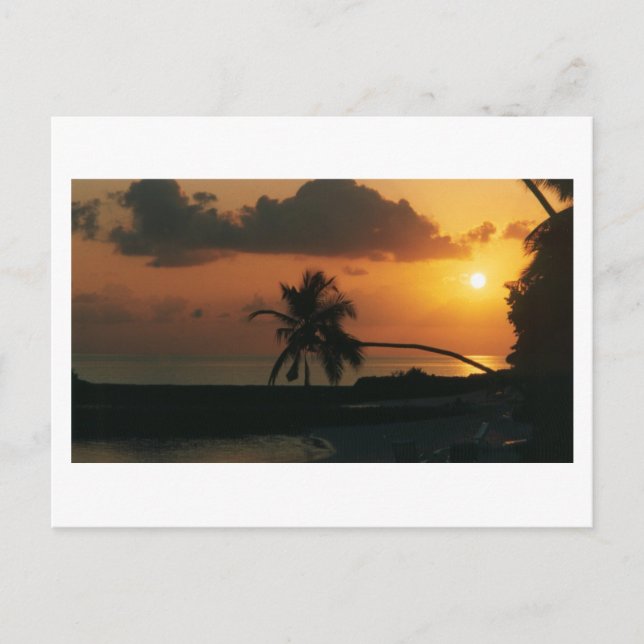 Carte Postale Coucher du soleil chez Nakatchafushi (Devant)