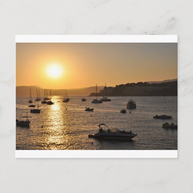 Carte Postale Coucher du soleil de ponsa de Père Noël (Devant)