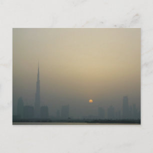 Carte Postale coucher du soleil, Dubaï