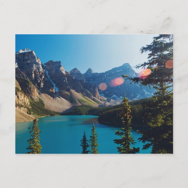 Carte Postale Coucher du soleil | Moraine Lake, Canada (Devant)