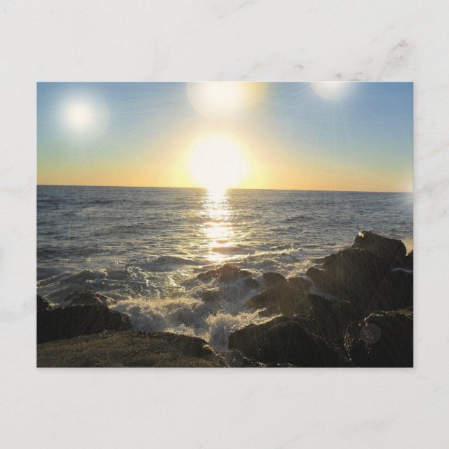 Carte Postale Couchers de soleil (Devant)