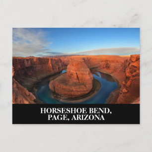 Carte Postale Coude du fer à cheval à Page, Arizona sud-ouest de
