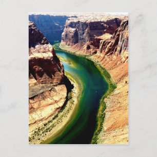Carte Postale coude en fer à cheval Arizona Colorado river