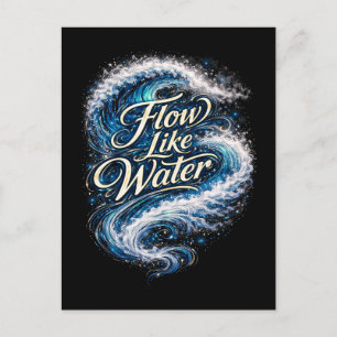 Carte Postale Couler comme l'eau