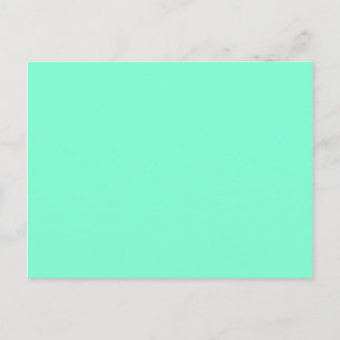 Carte Postale couleur aquamarine