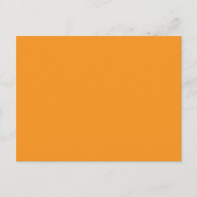 Carte Postale Couleur Arrière - plan - orange (Devant)