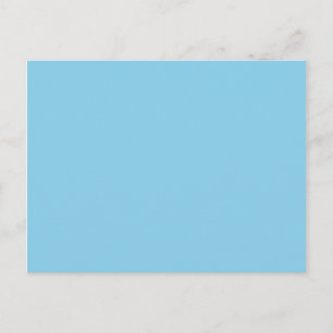 Carte Postale couleur bleu
