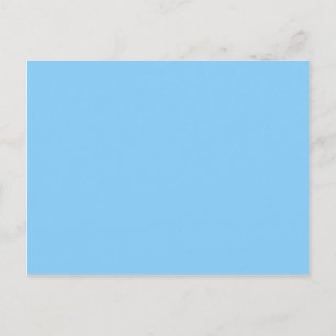 Carte Postale couleur bleu clair
