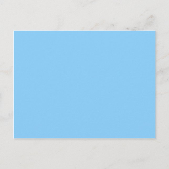 Carte Postale couleur bleu clair (Devant)