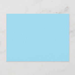 Carte Postale Couleur bleu clair 1