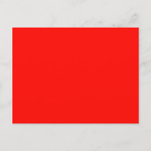 Carte Postale couleur bonbon pomme rouge