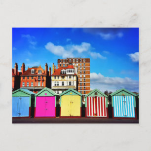 Carte Postale Couleur - Brighton Beach Huts