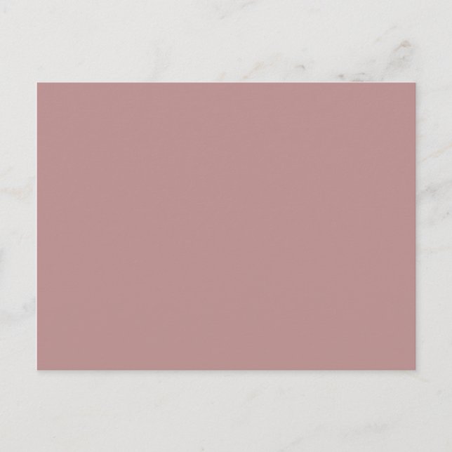 Carte Postale couleur brun rosé (Devant)
