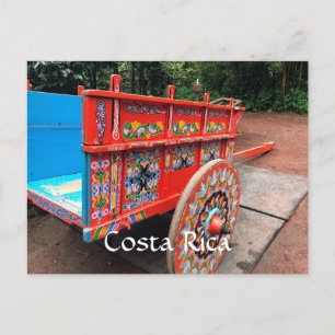 Carte postale couleur Costa Rica Oxcart