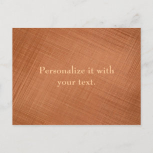 Carte Postale Couleur cuivre