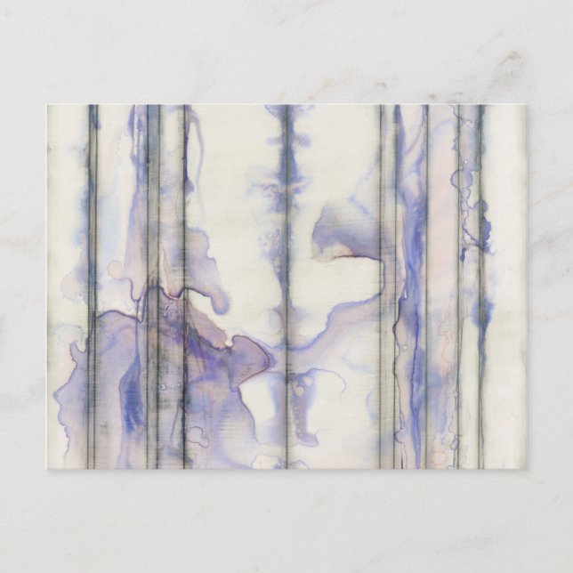 Carte Postale Couleur d'aquarelle Violet Free Expression (Devant)