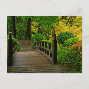 Carte Postale Couleur d'automne, jardin japonais de Portland