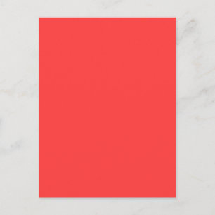 Carte Postale Couleur de Corail Vibrant Personnaliser Cette
