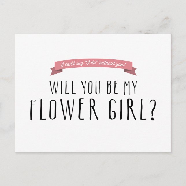 Carte Postale Couleur de ruban personnalisée - Proposition Flowe (Devant)