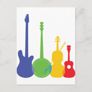 Carte Postale Couleur des instruments