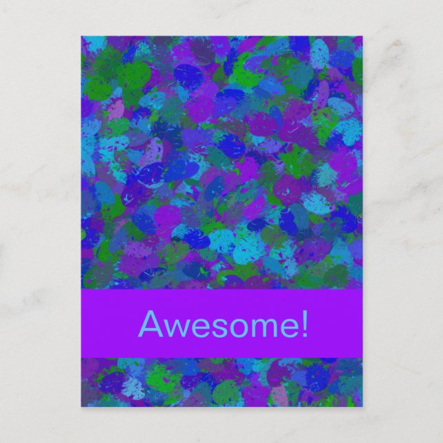 Carte Postale Couleur du paquetage (Devant)