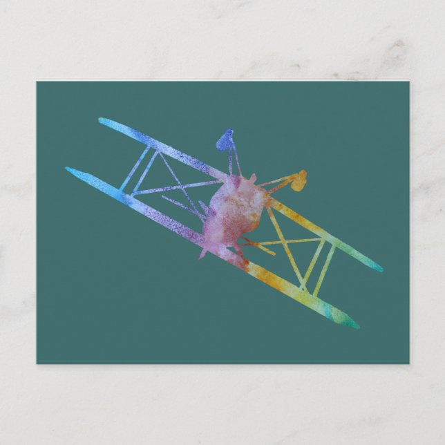 Carte Postale Couleur Lavée À L'Arrière (Devant)