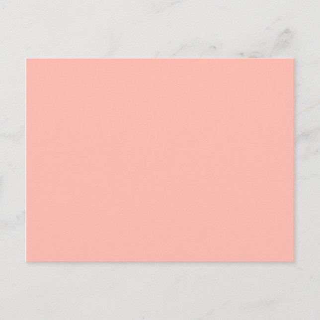 Carte Postale Couleur Peach Light Uniquement Rien D'Autre Que Le (Devant)