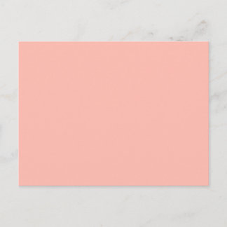 Carte Postale Couleur Peach Light Uniquement Rien D'Autre Que Le