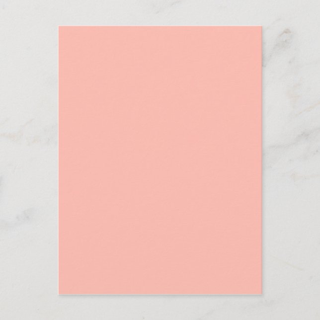 Carte Postale Couleur Peach Light Uniquement Rien D'Autre Que Le (Devant)