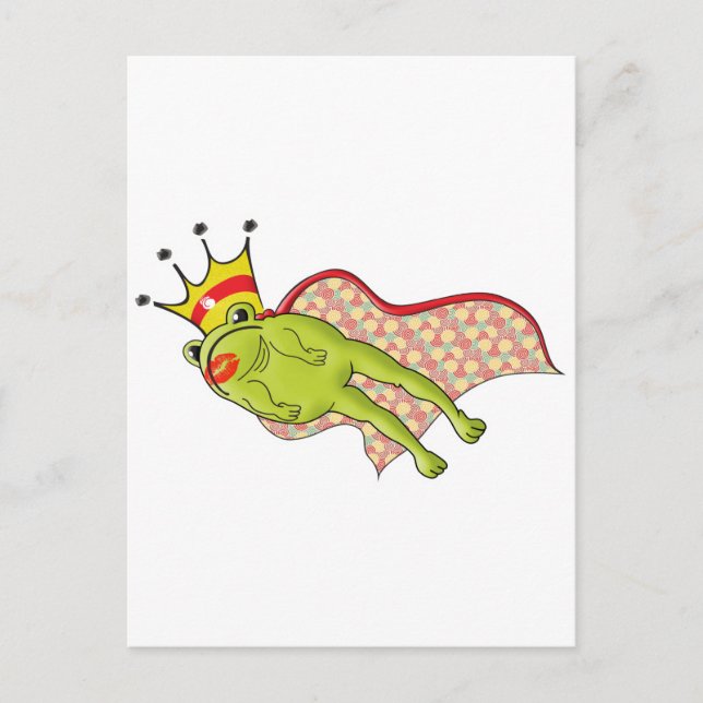 Carte Postale Couleur Prince de la grenouille (Devant)