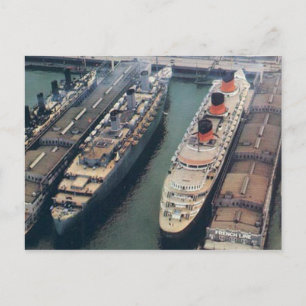Carte postale couleur RMS Queen Mary