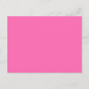 Carte Postale couleur rose