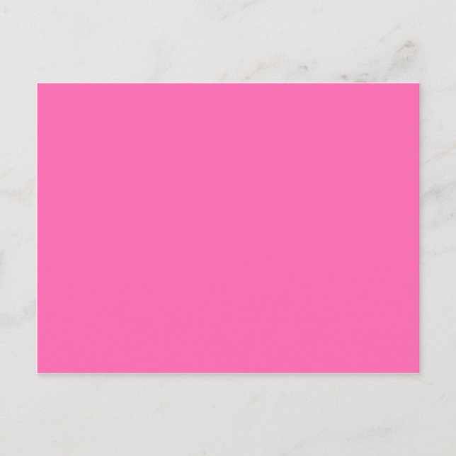 Carte Postale couleur rose (Devant)