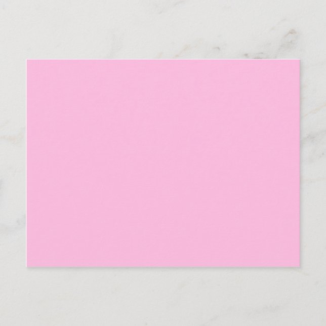 Carte Postale Couleur rose (Devant)