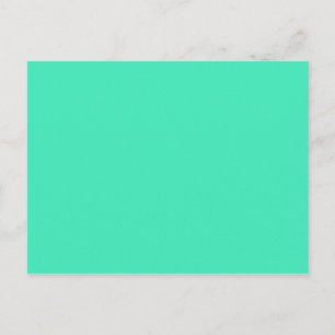 Carte Postale COULEUR SEULEMENT - menthe