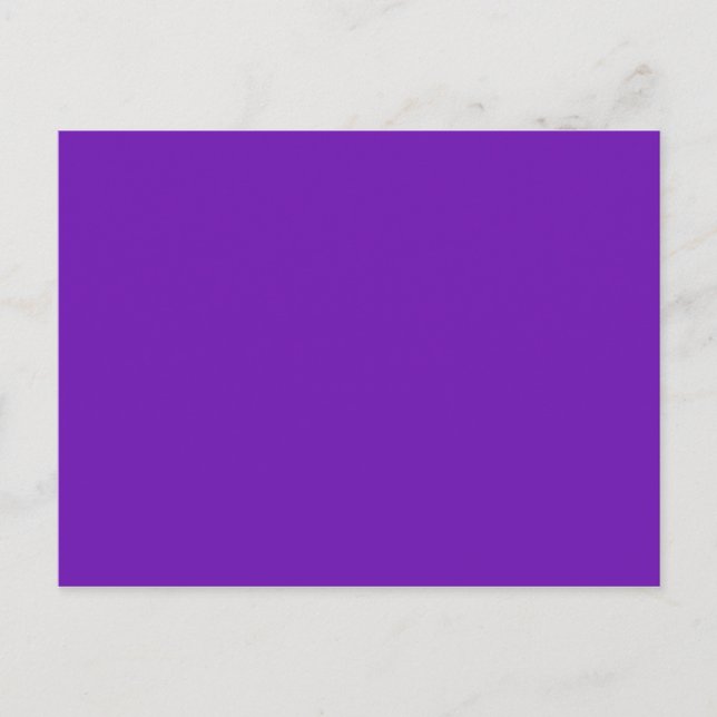 Carte Postale COULEUR SEULEMENT - violet (Devant)