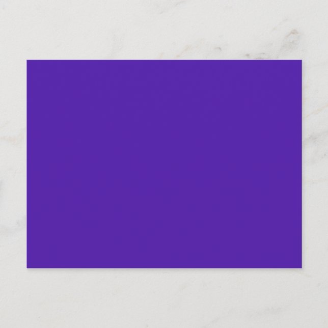 Carte Postale COULEUR SEULEMENT - violet (Devant)