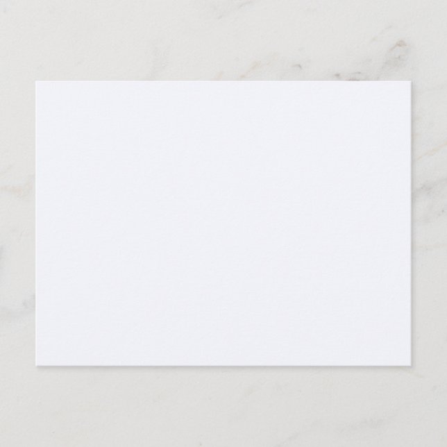 Carte Postale Couleur solide blanc Fantôme (Devant)