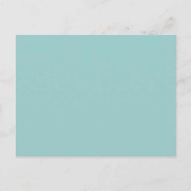 Carte Postale Couleur solide Bleu clair 99CCCC Arrière - plan (Devant)