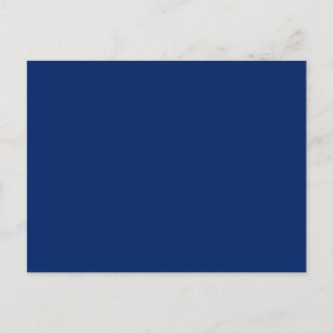 Carte Postale Couleur solide bleue royale