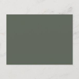 Carte Postale Couleur solide ébène