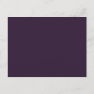 Carte Postale Couleur solide violet foncé