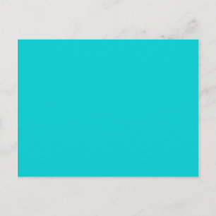 Carte Postale couleur turquoise foncé