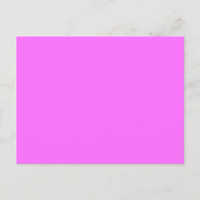 Carte Postale couleur ultra rose (Devant)