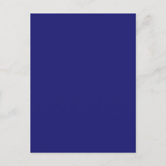 Carte Postale Couleur uni bleu minuit